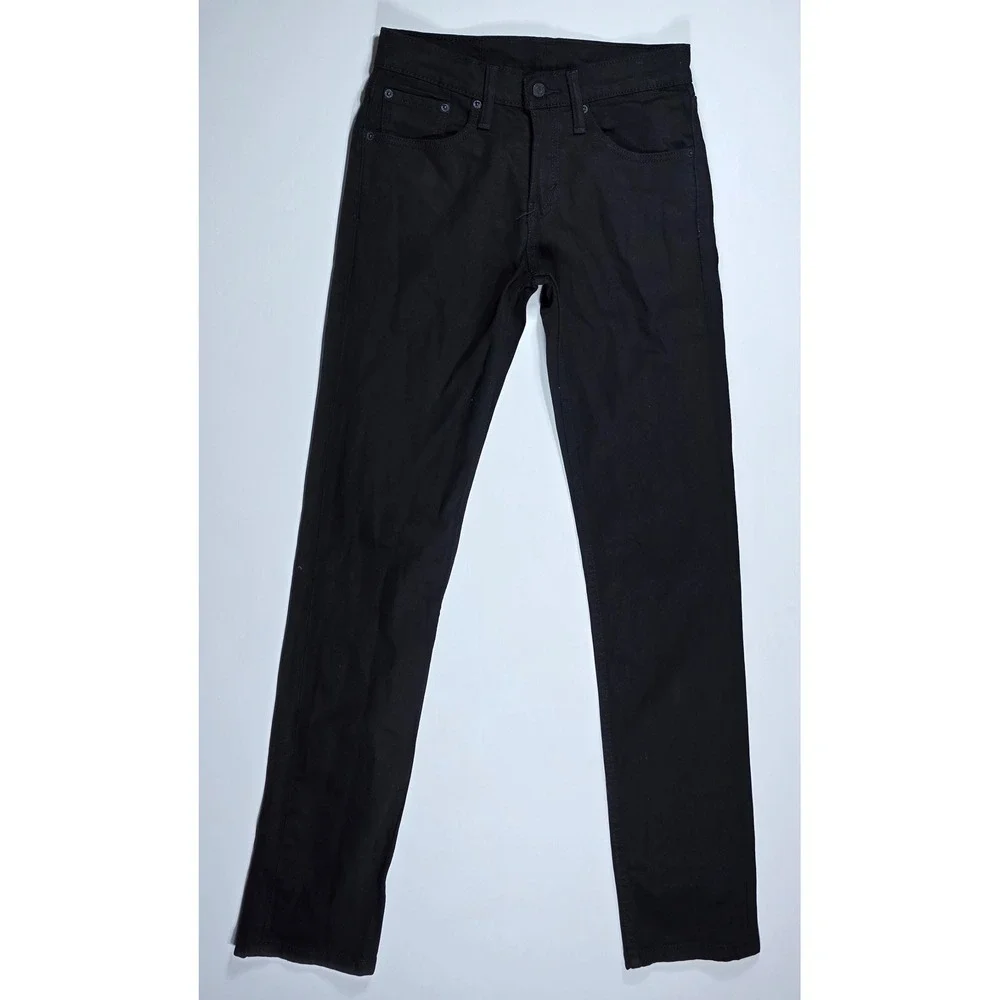 Levis 511 Slim Fit Black Jeans Mens 28x32 Stretch Denim